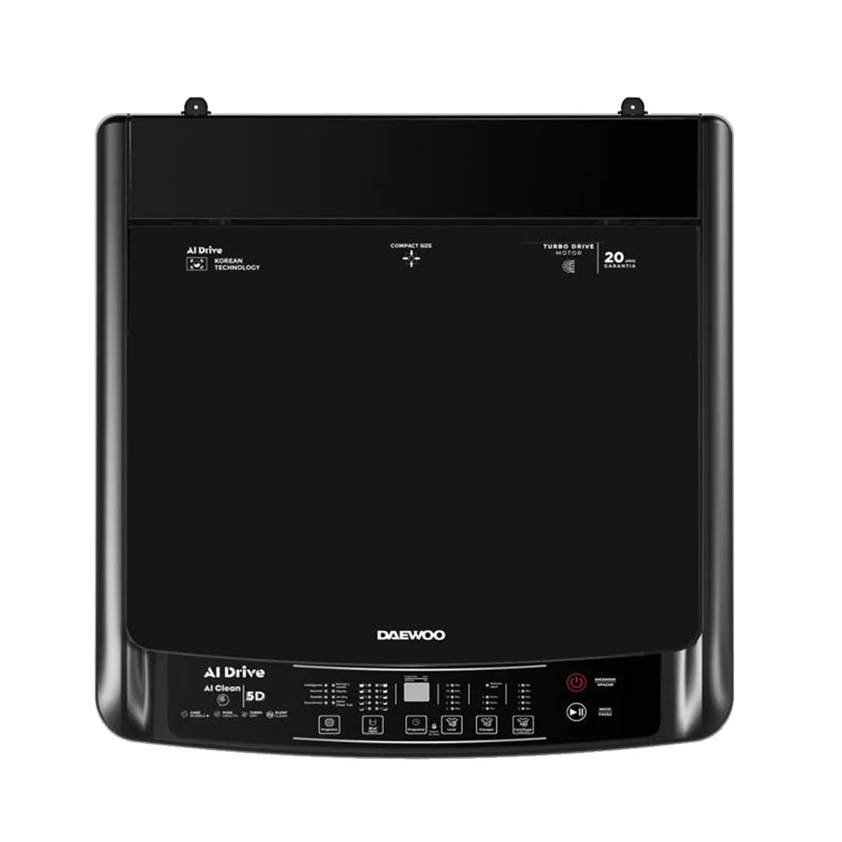 DAEWOO - Lavadora 18 KG Daewoo AI Drive -  Gris Oscuro