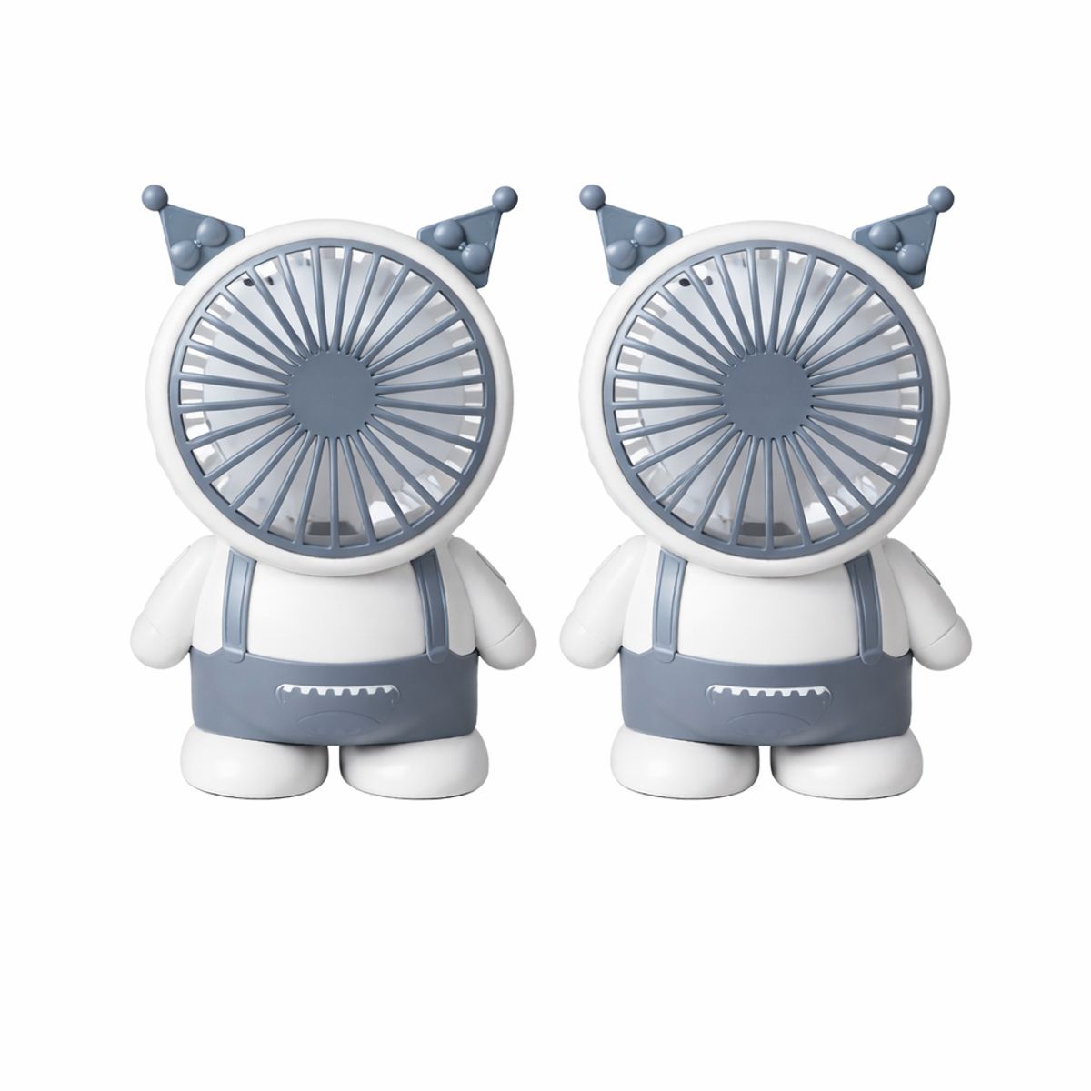 GENERICO - Ventilador Portatil Recargable y Potente Color Blanco