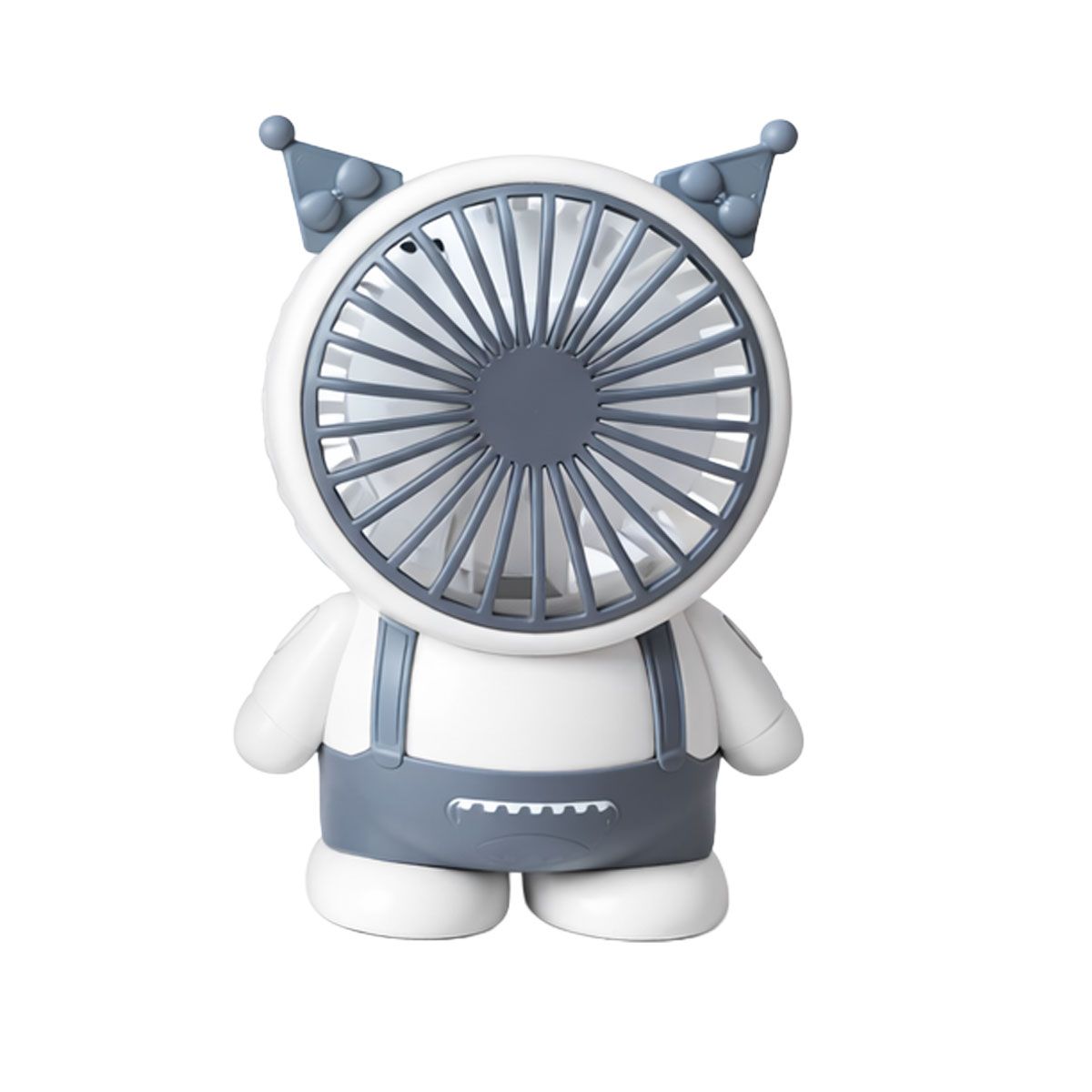 GENERICO - Ventilador Portatil Recargable y Potente Color Blanco