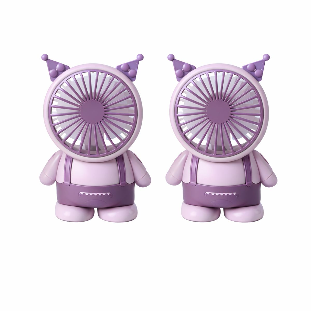 GENERICO - Ventilador Portatil Recargable y Potente Color Morado