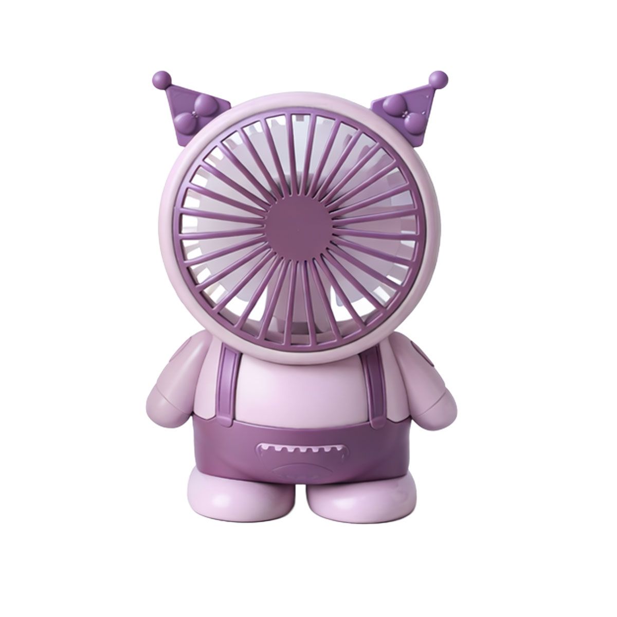 GENERICO - Ventilador Portatil Recargable y Potente Color Morado