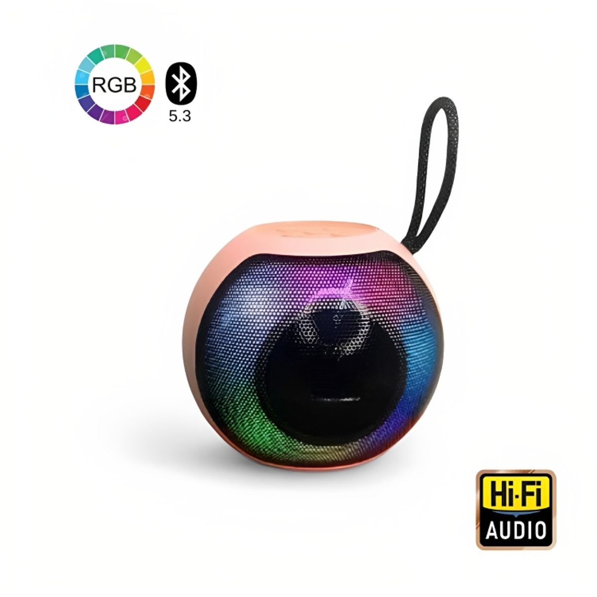 GENERICO - Parlante con Bluetooth Luces LED Altavoz Inalámbrico Portátil X-811