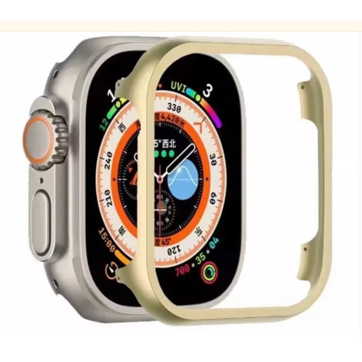 GENERICO - Bumper para Apple Watch 38mm - DORADO
