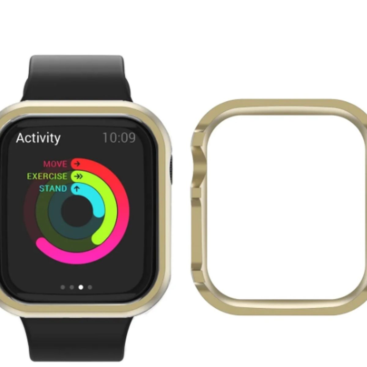 GENERICO - Bumper para Apple Watch 38mm - DORADO