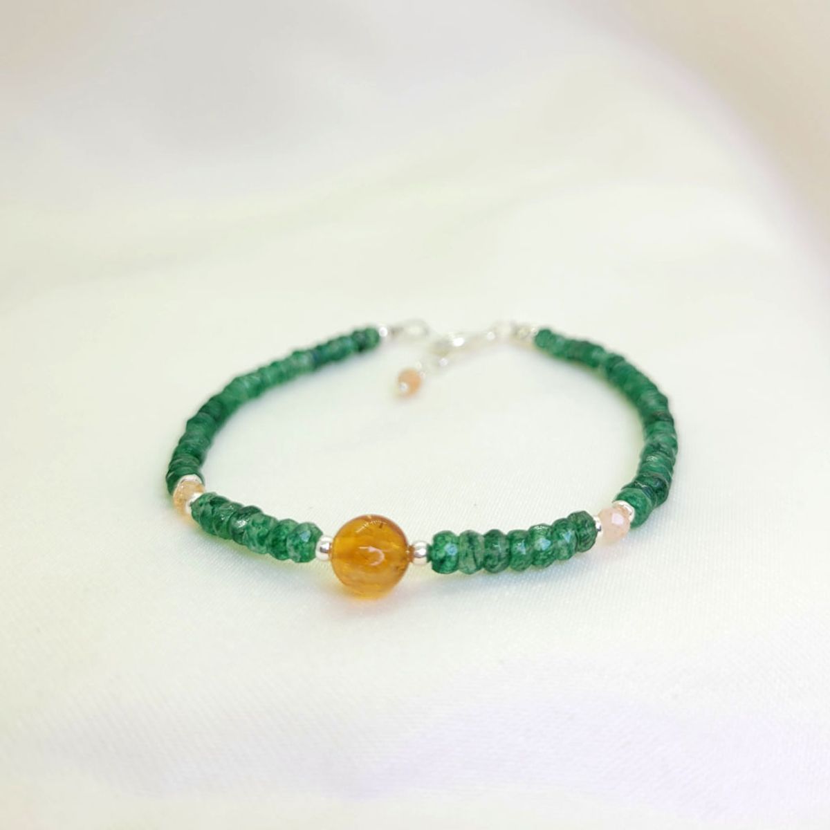 INTUERI - Pulsera Jade y Citrino