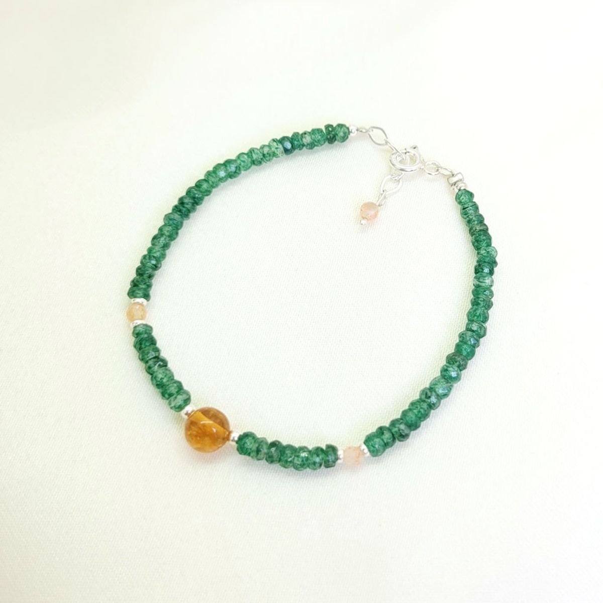 INTUERI - Pulsera Jade y Citrino