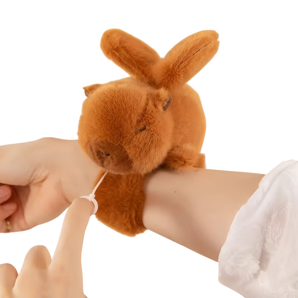 GENERICO - Peluche Pulsera Capibara Alas con Movimiento Juguete
