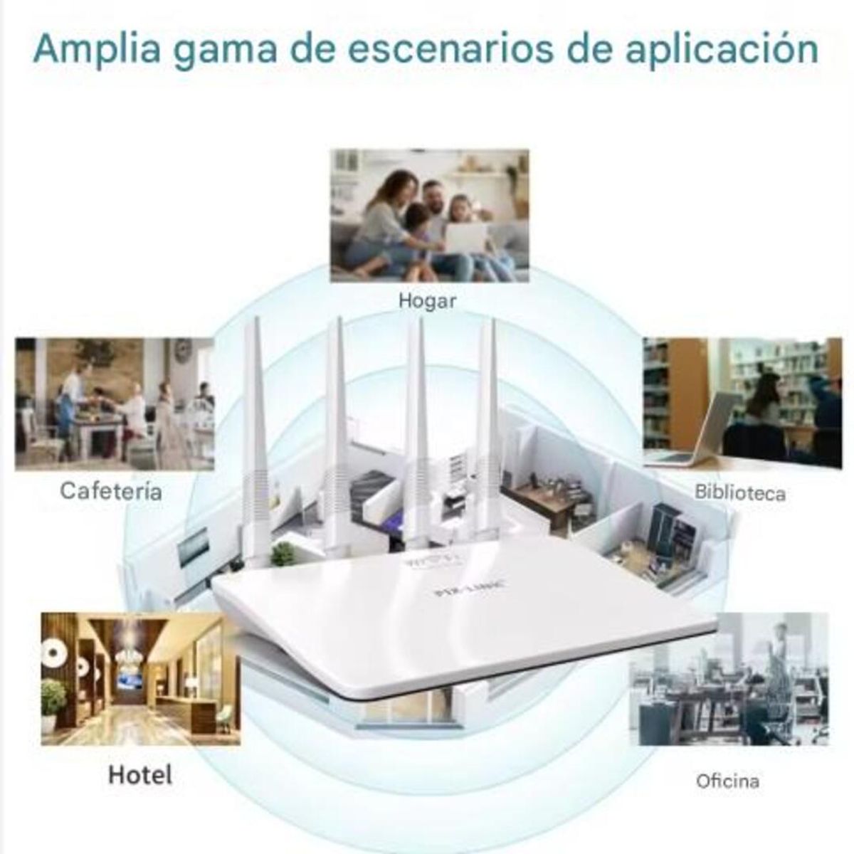 LINK - ROUTER INALÁMBRICO PIX-LINK ROMPE MURO 300 MBPS WIFI DE FÁCIL CONFIGURACIÓN