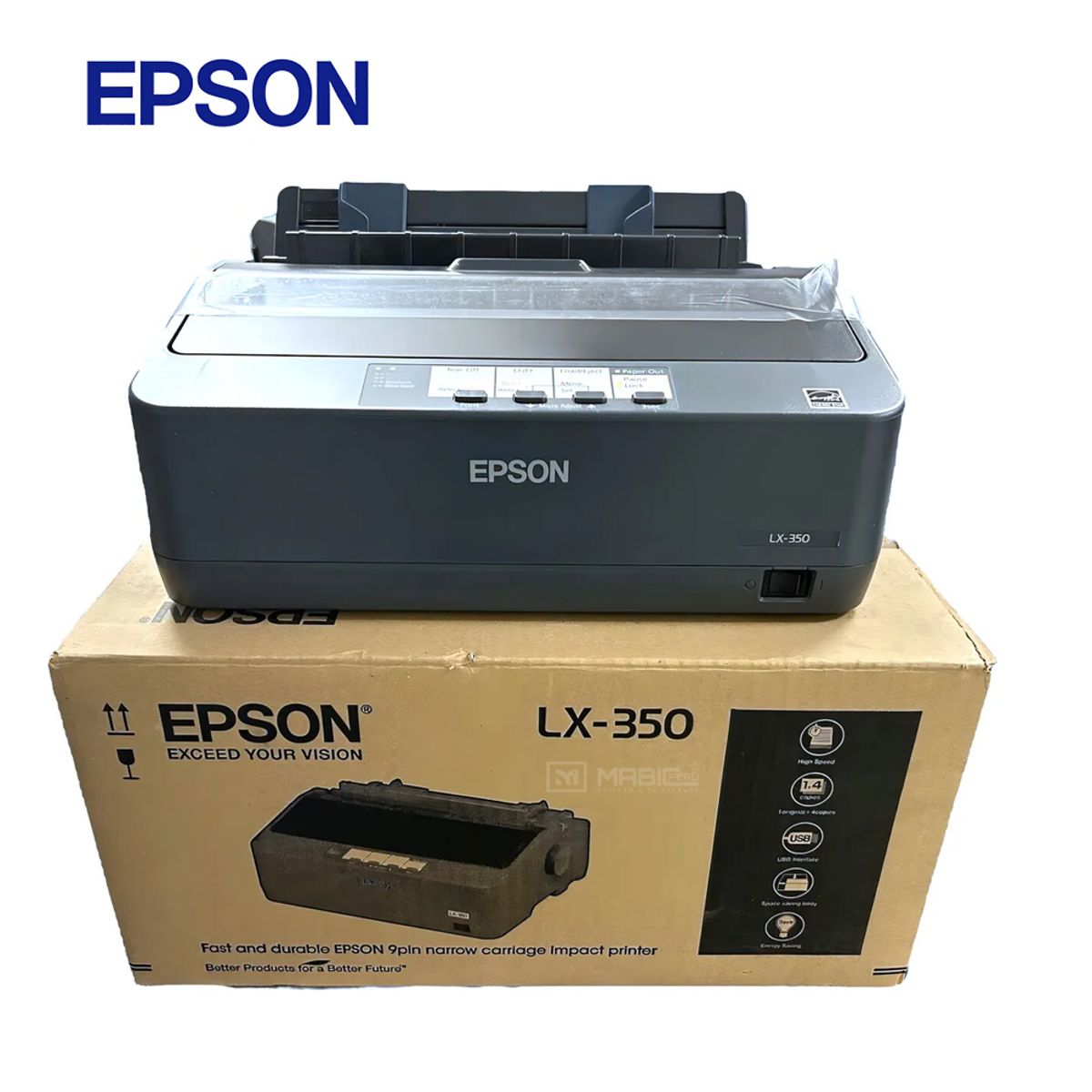EPSON - Impresora Matricial Epson LX-350 USB Paralelo 9 Pines