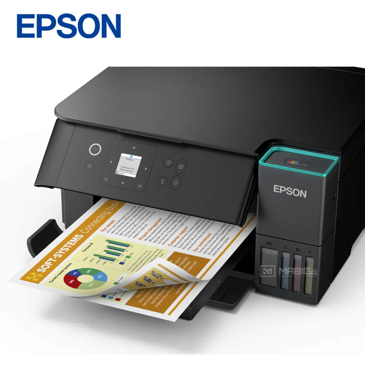 EPSON - Impresora Multifuncional Epson Ecotank L4360 Duplex WIFI USB