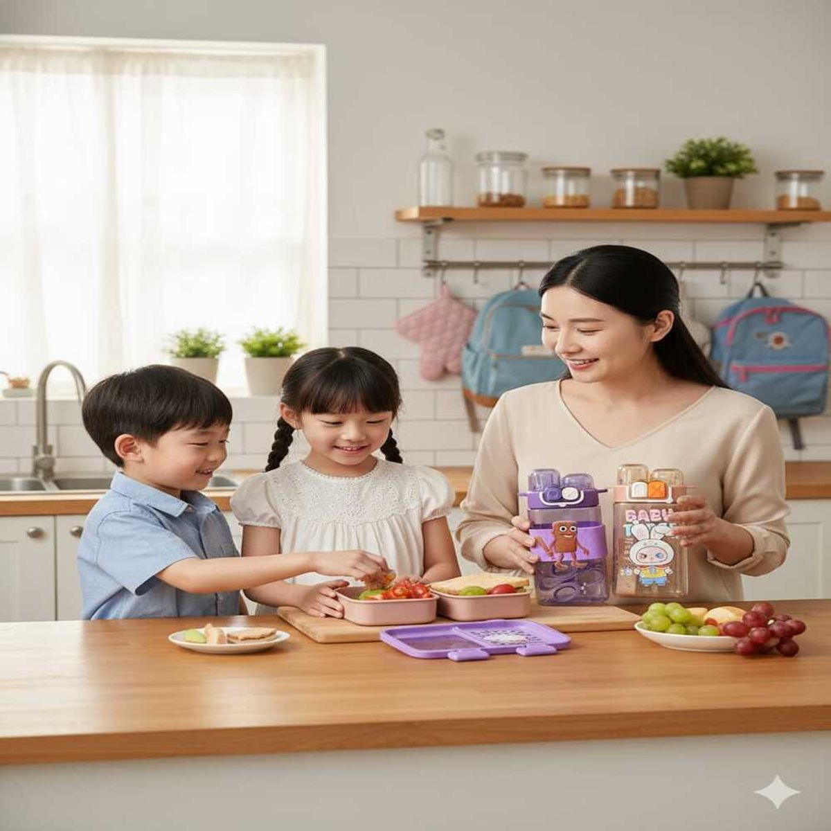 GENERICO - Dos Tomatodo  Doble  Chupon  para Colegio