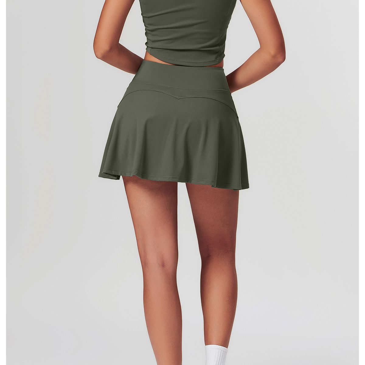 TIOZONEY - Faldas atléticas para tenis y golf - Verde