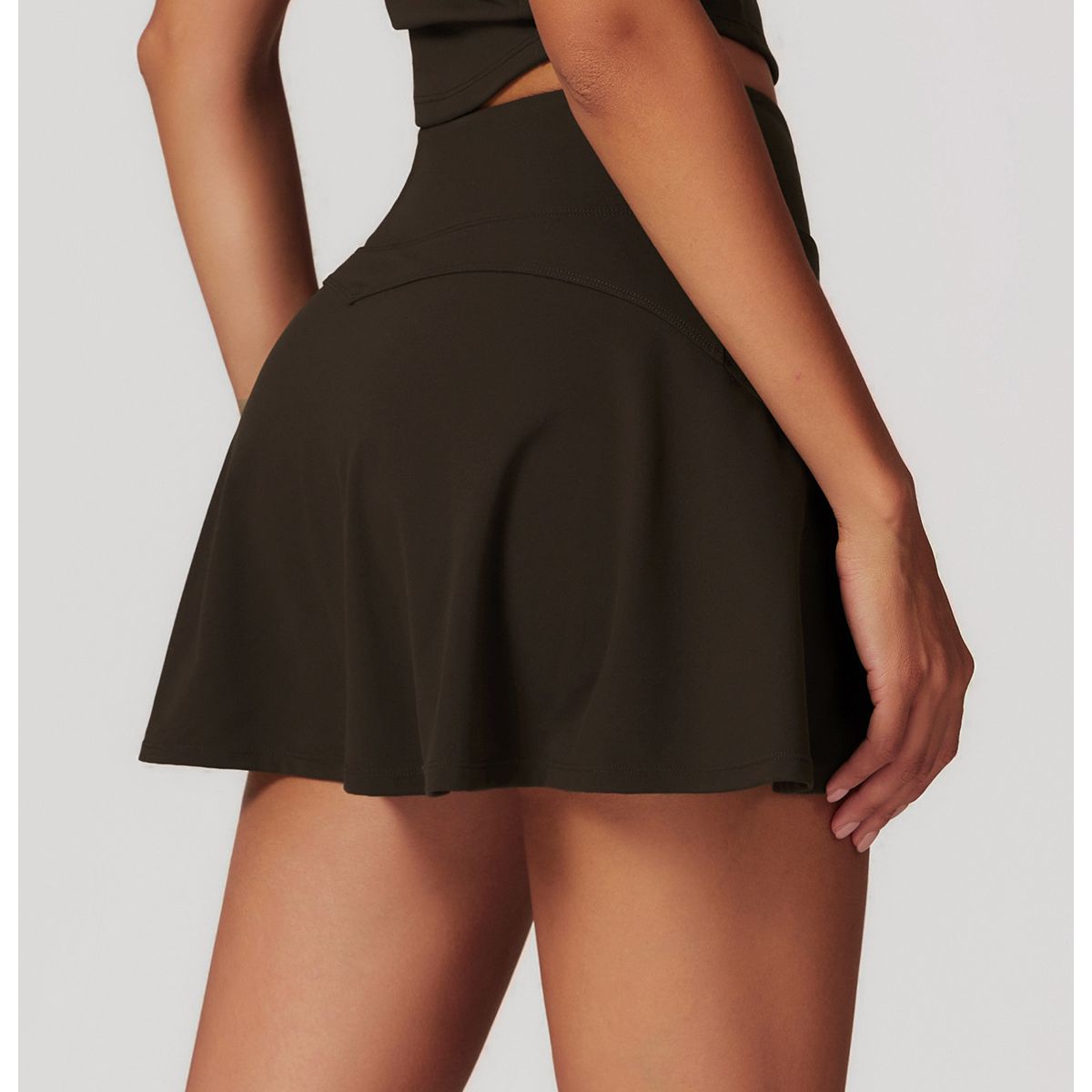TIOZONEY - Faldas atléticas para tenis y golf - Café