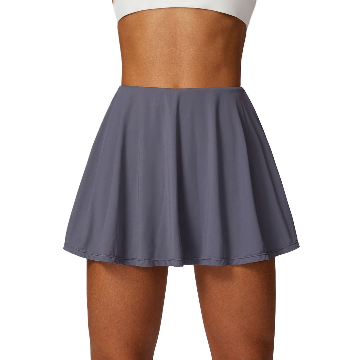 TIOZONEY - Faldas atléticas para tenis y golf - Gris