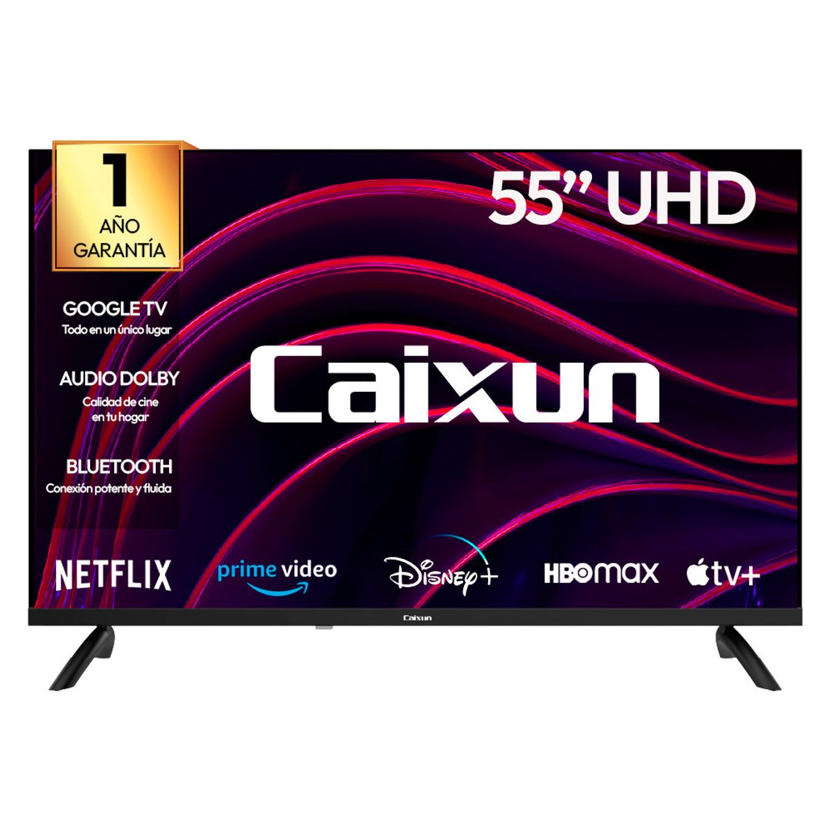 CAIXUN - Televisor Caixun LED 55 UHD 4K Google TV C55K4UG