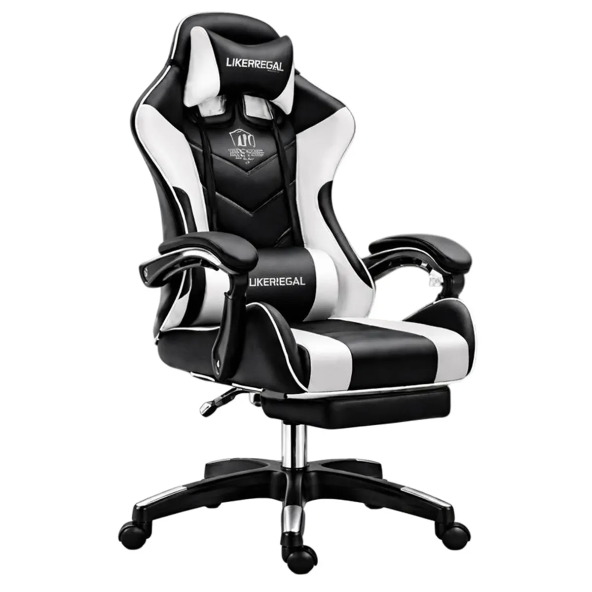 GENERICO - Silla Gamer Ergonomica Luces LED RGB Bluetooth Speaker