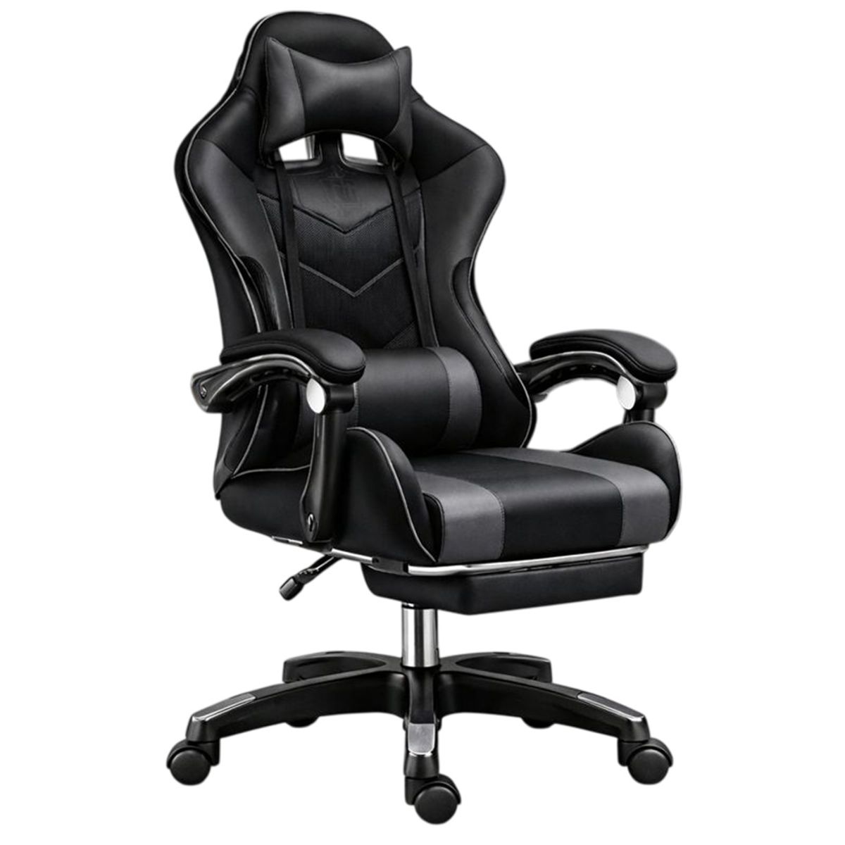 GENERICO - Silla Gamer Ergonomica Luces LED RGB Bluetooth Speaker