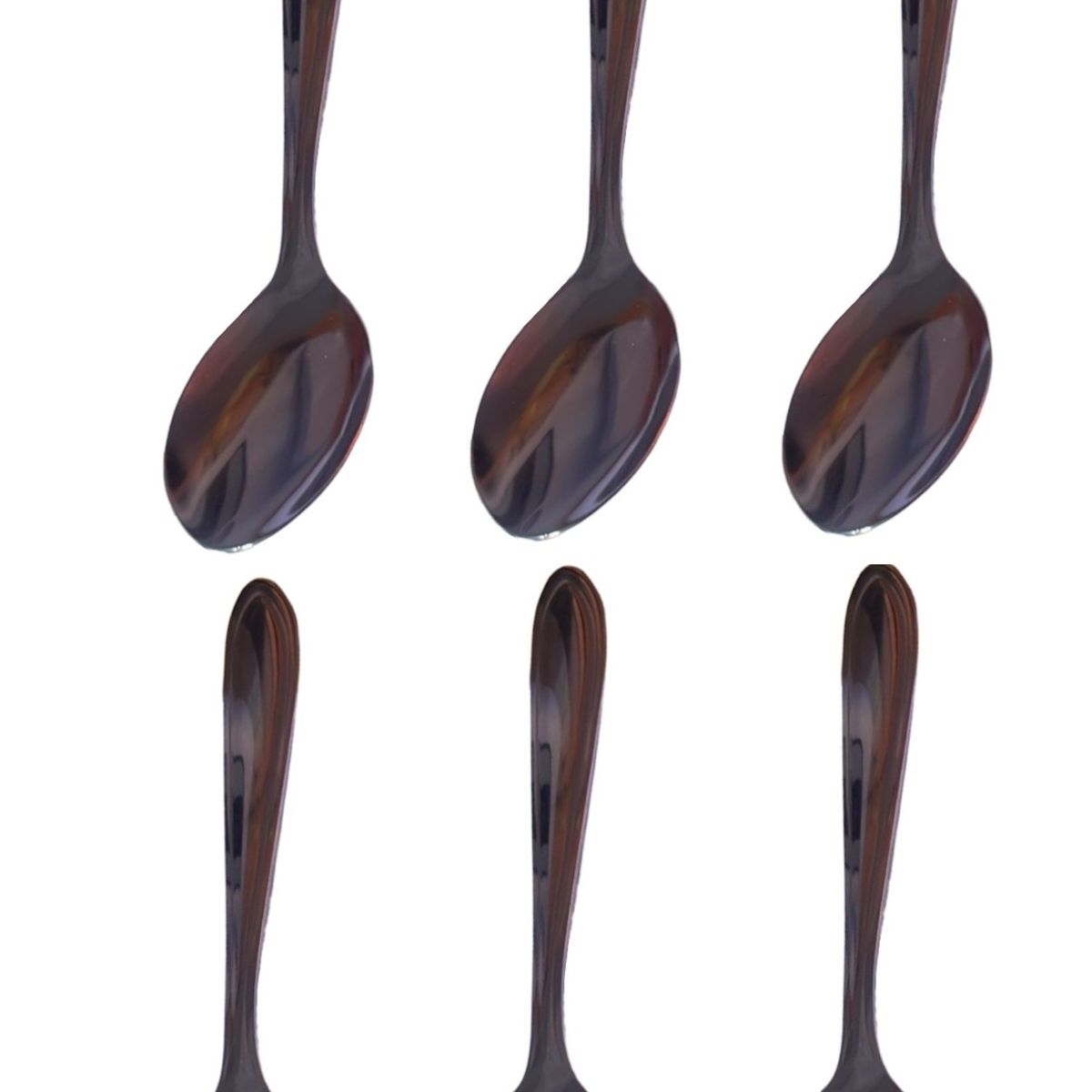 GENERICO - Pack 6 cucharas con diseño clásico