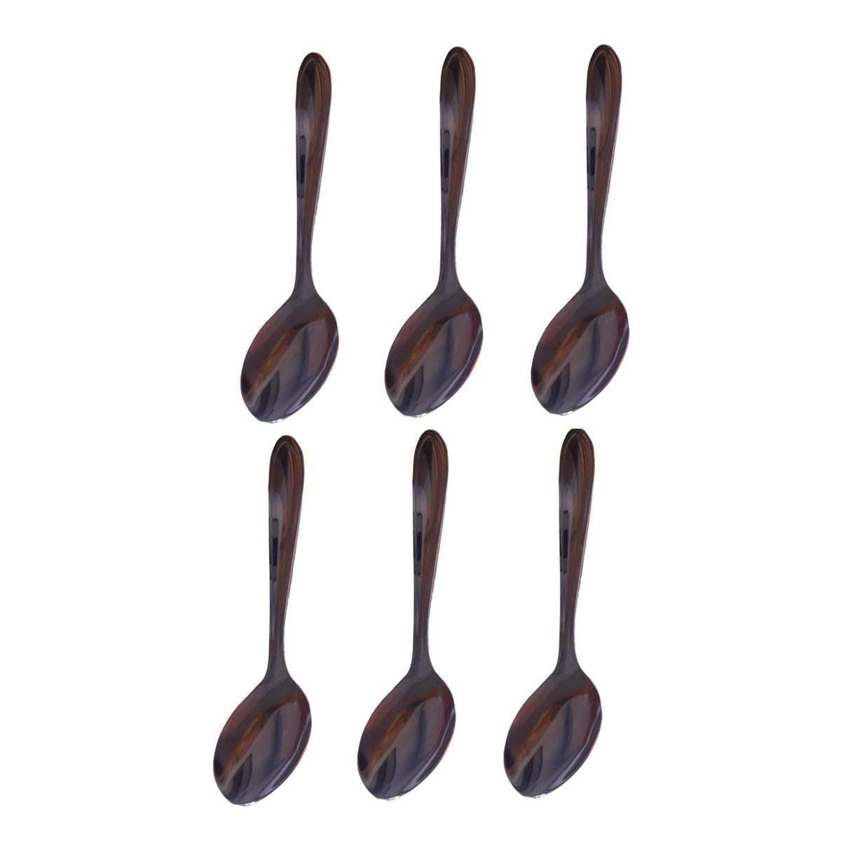 GENERICO - Pack 6 cucharas con diseño clásico