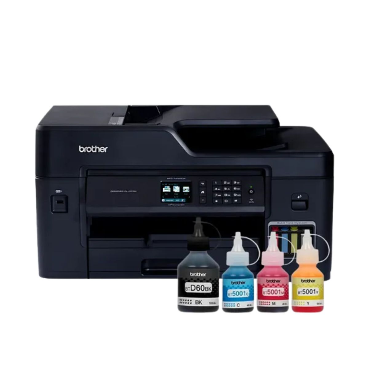 BROTHER - Impresora multifuncional A3 Brother con sistema continuo dúplex / ADF  - MFC-T4500DW