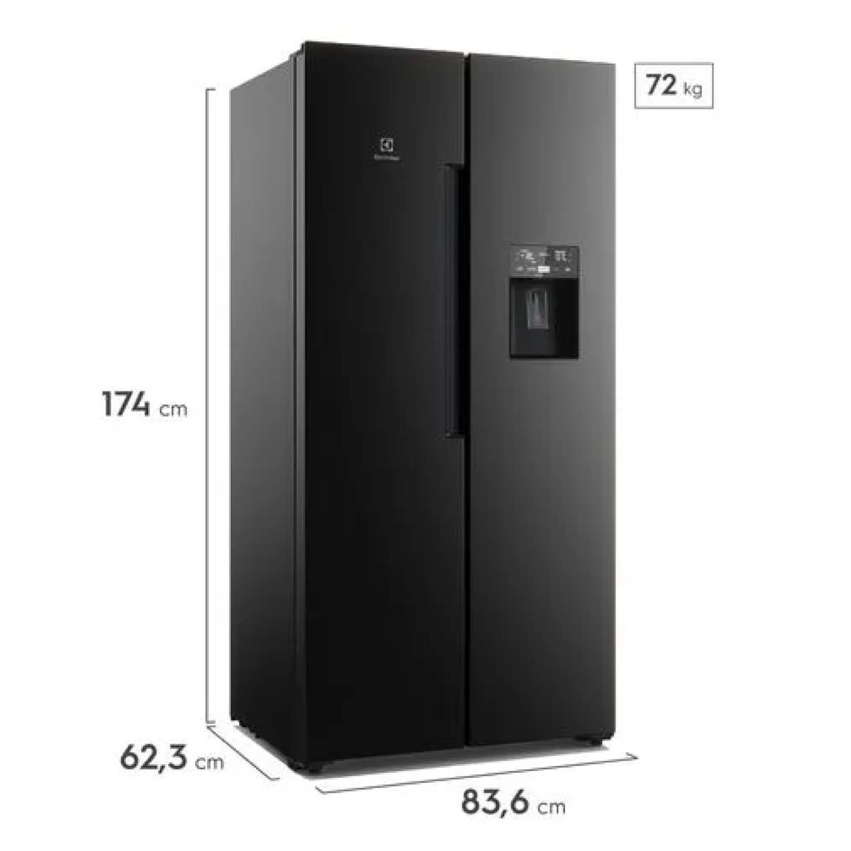 ELECTROLUX - Refrigeradora ERS45F2P5EB Frost Free Inverter 419L  Electrolux