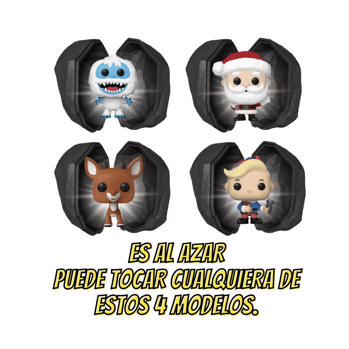 FUNKO - Rudolph Pocket Funko Pop Mini Unidad 1 al Azar