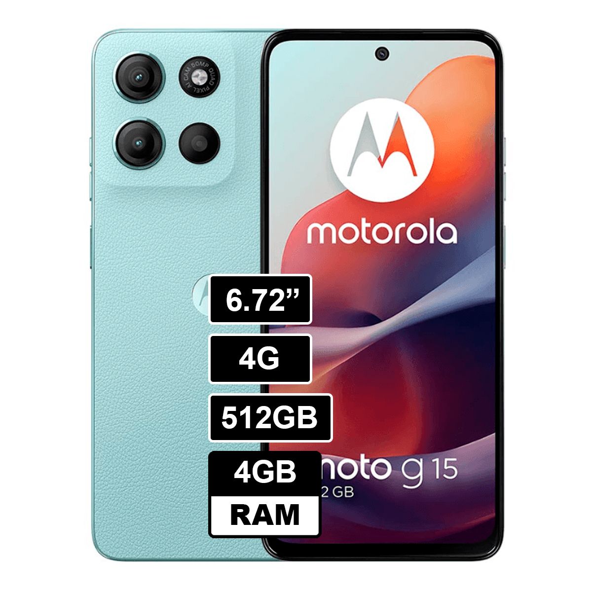 MOTOROLA - G15 4GB 512GB Celeste