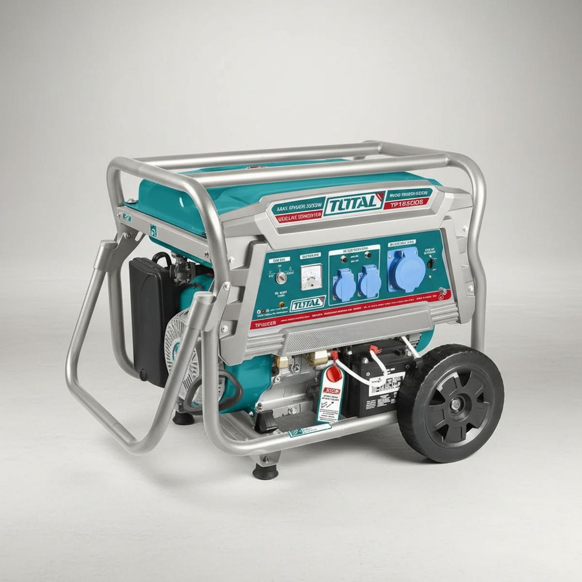 TOTAL - Generador gasolinero 6500w con arrancador electrico industrial Total