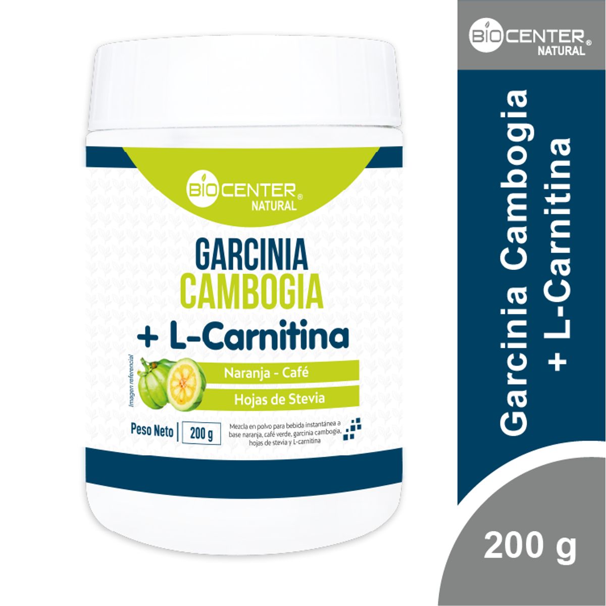BIOCENTER NATURAL - Garcinia Cambogia + L-Carnitina x 200 g - Biocenter Natural