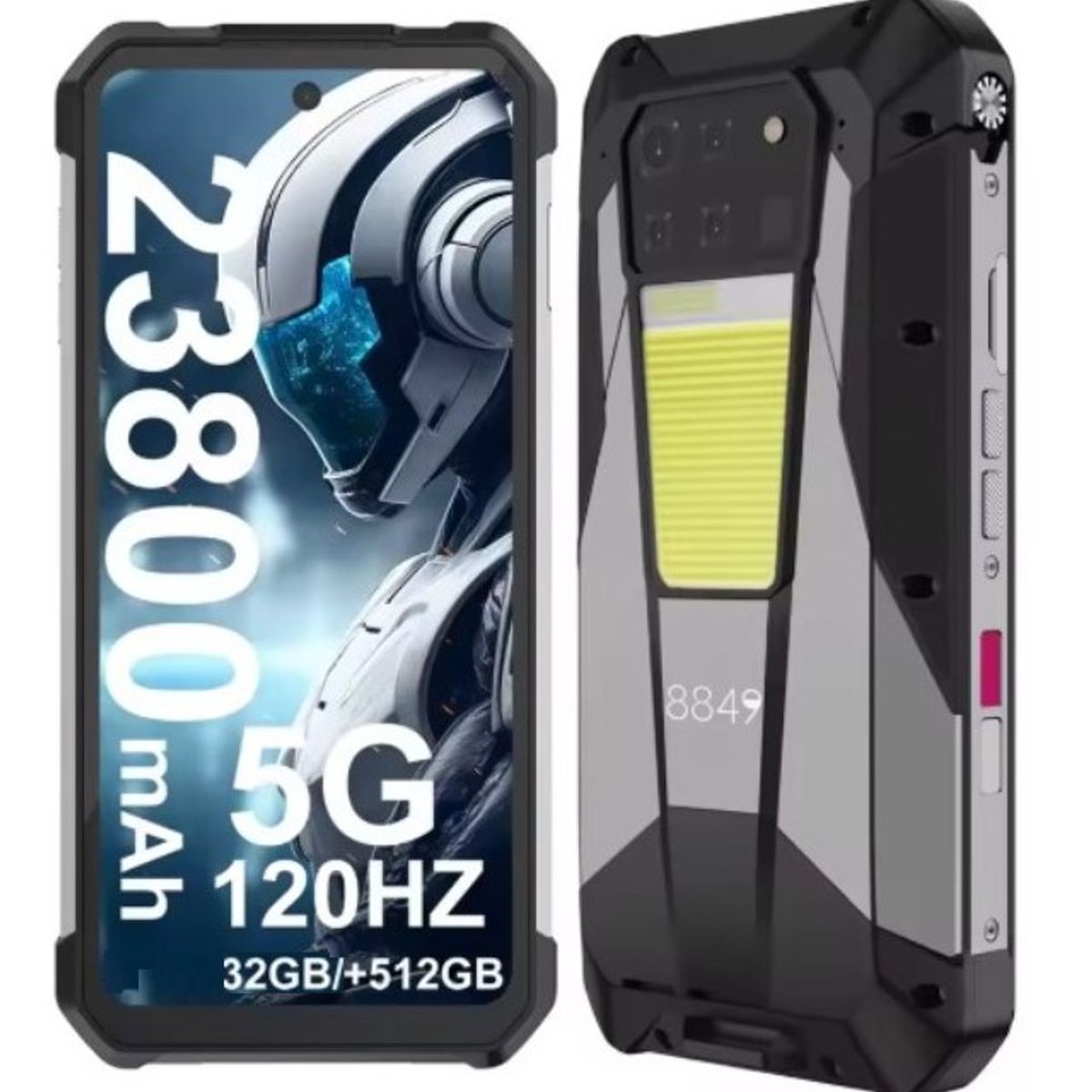 GENERICO - Celular Unihertz TANK 3 PRO FHD+ 6.79” ,512gb Rom+16gb ram, Negro