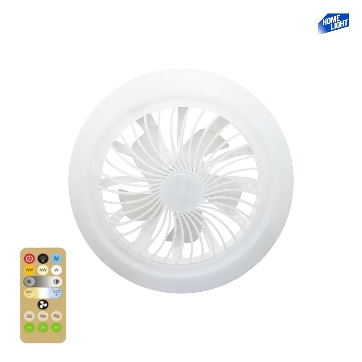 HOME LIGHT - Foco Led Ventilador Regulable 24W Tricolor Home Light