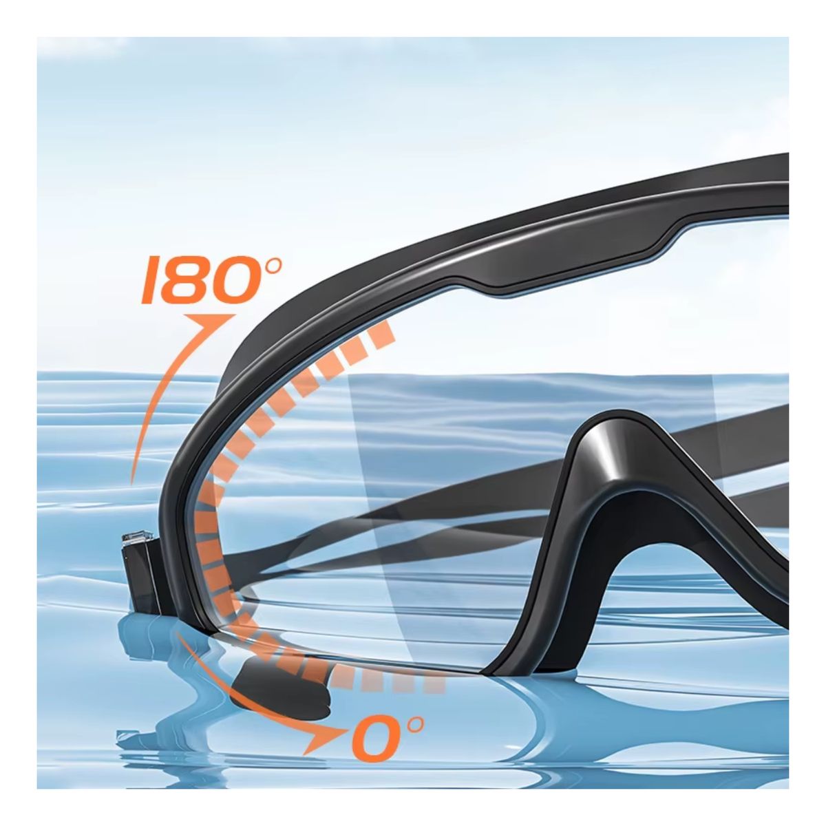 OEM - Lentes de Natación con Protección UV y Tapones de Oído