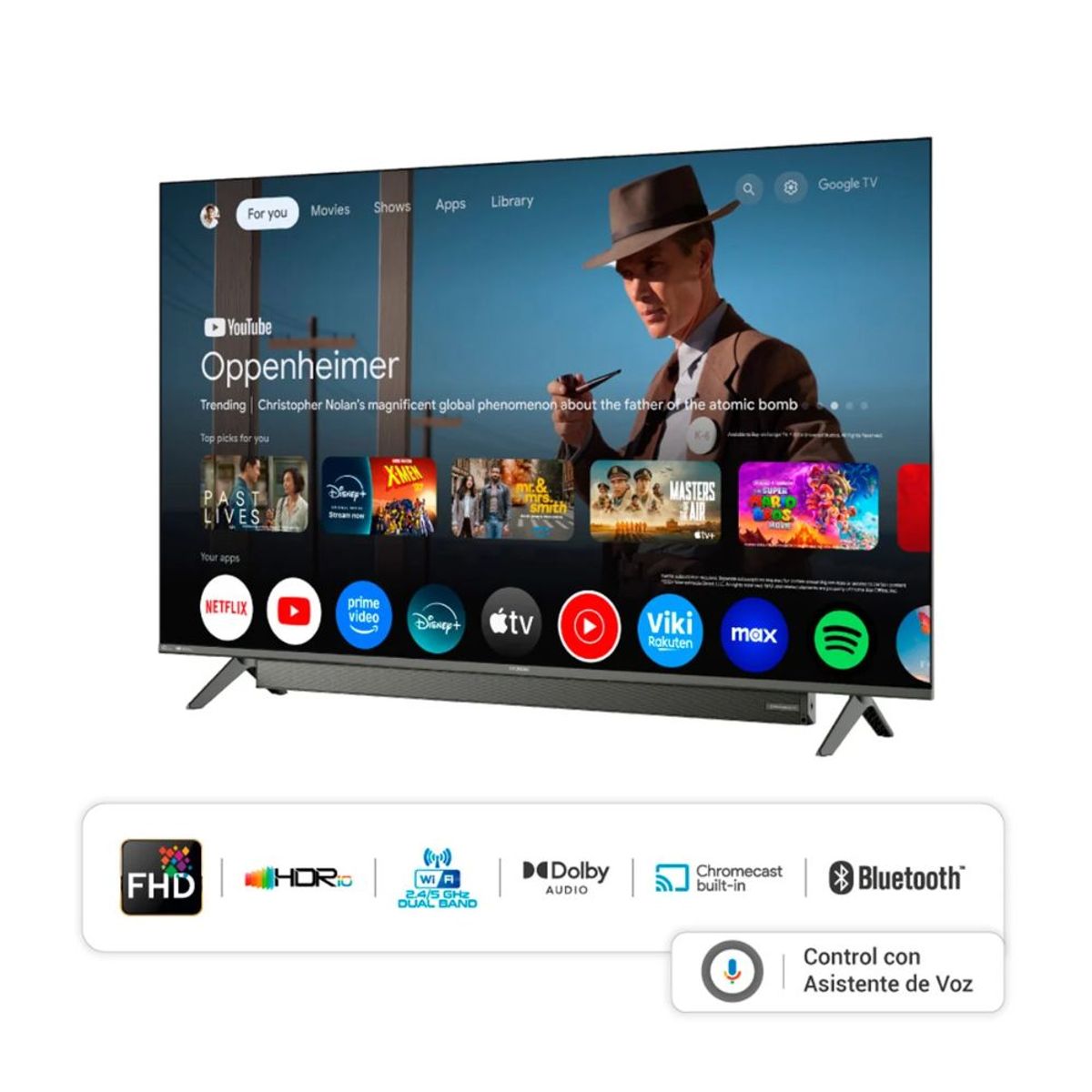 HYUNDAI - TELEVISOR  HYUNDAI QLED 50” SMART TV  GOOGLE TV HYLED5029QFG