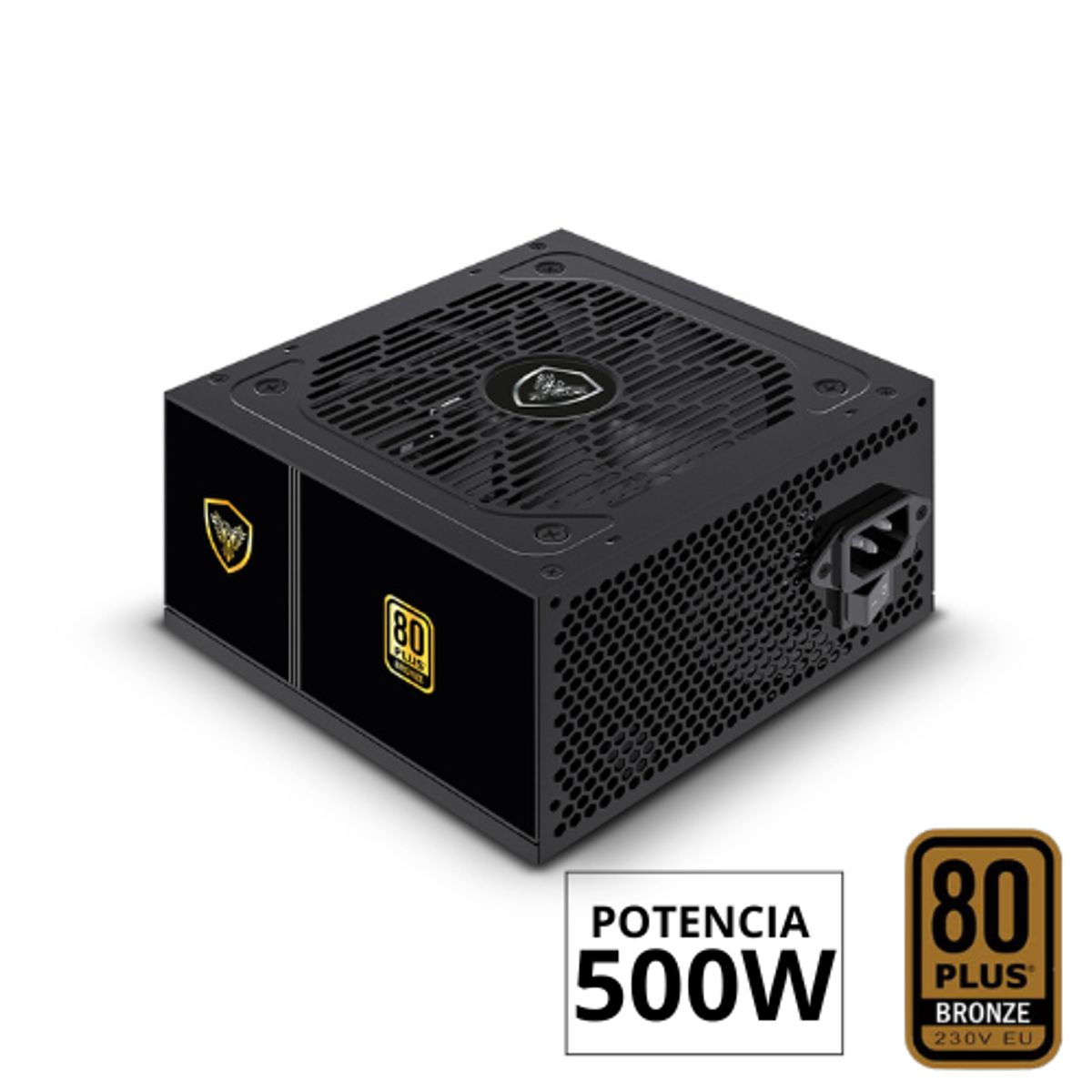 MICRONICS - Fuente De Poder Gamer 500w 80 Plus Bronze Micronics Mic P80b