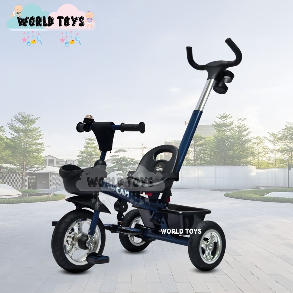 Baby - Triciclo Guiador 2 en 1 «BOOTH» Edición Limitada Blue
