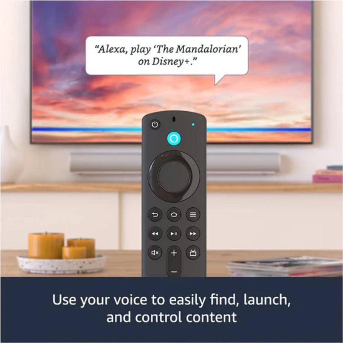 AMAZON - Amazon Fire TV Stick 4k con control remoto compatible con Alexa 2da Gen