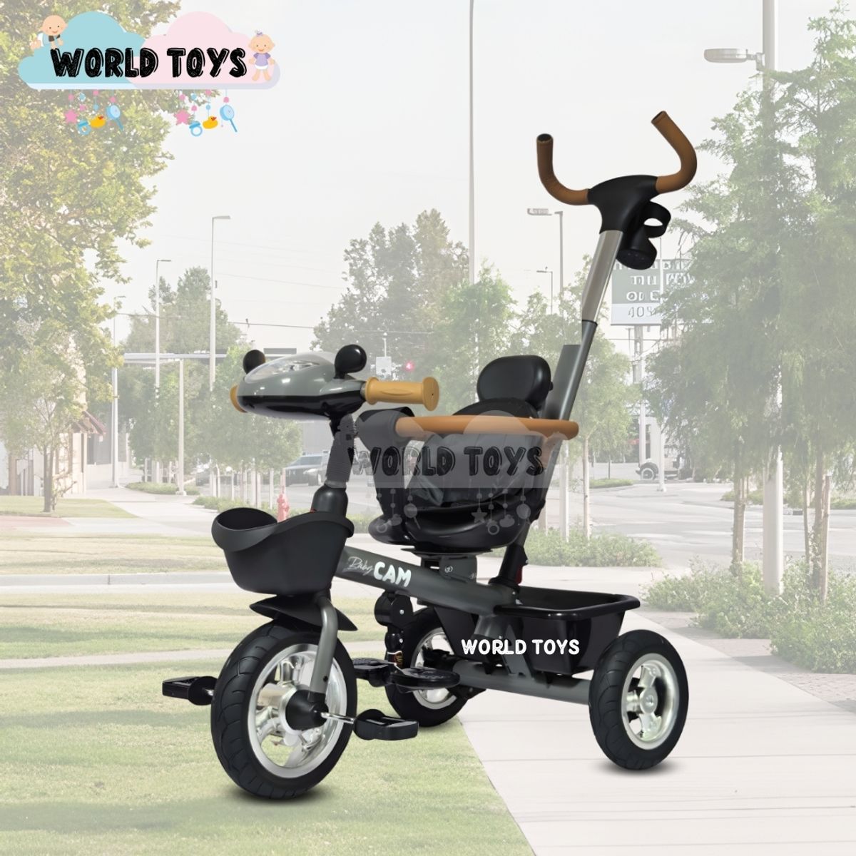Baby - Triciclo Guiador «AKI PRIME» Edición Limitada Coffee