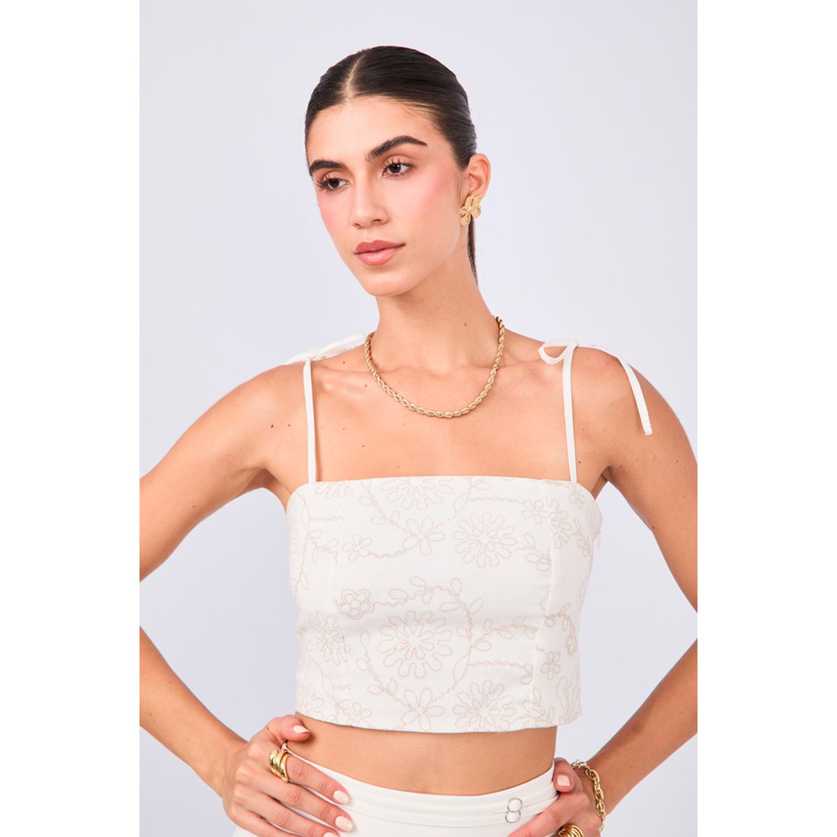 BANATY - TOP DE ALGODÓN ALMA CON TIRAS AJUSTABLES PARA MUJER