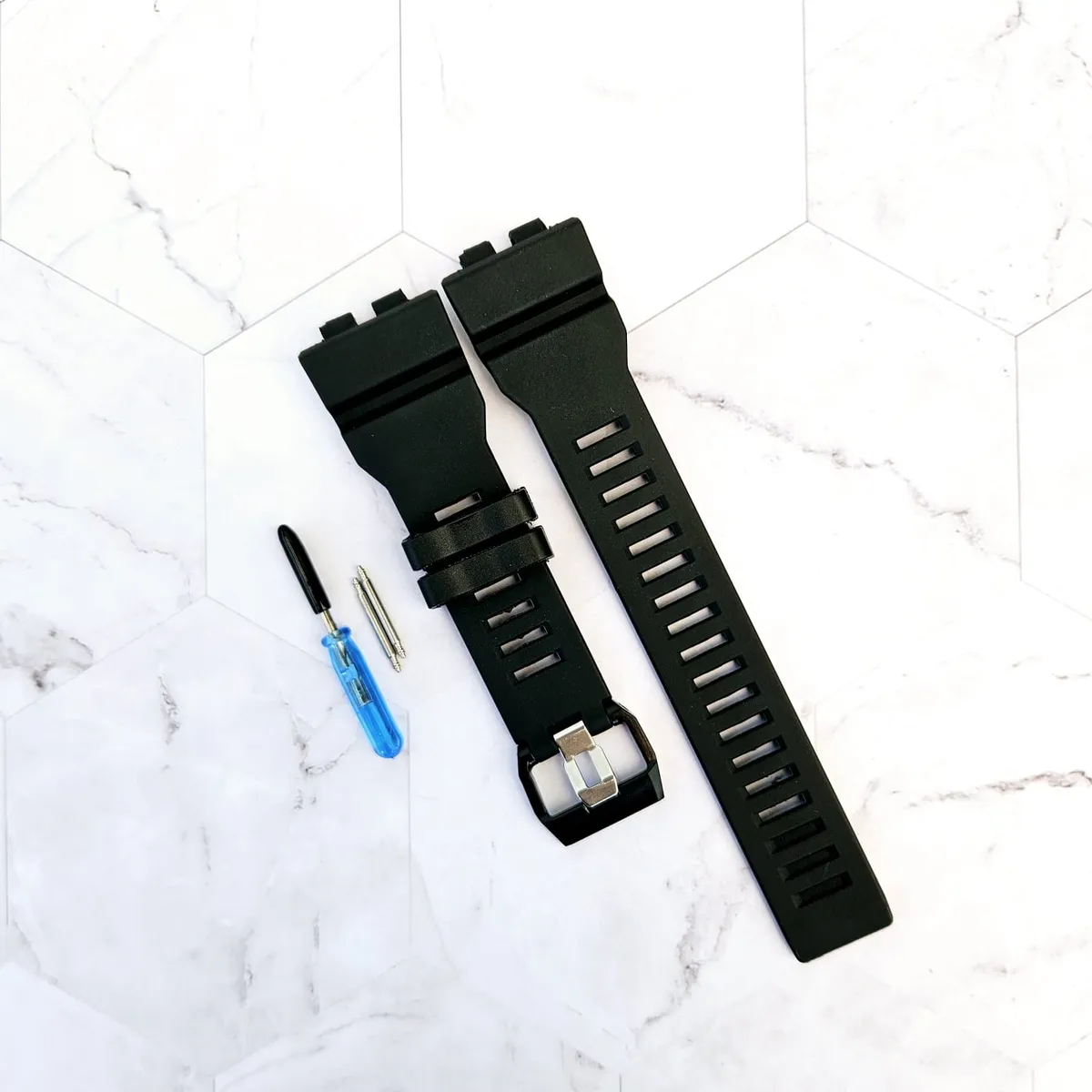 GENERICO - Correa Repuesto para CASIO G SHOCK GBD-800 - GBA-800 - Negro