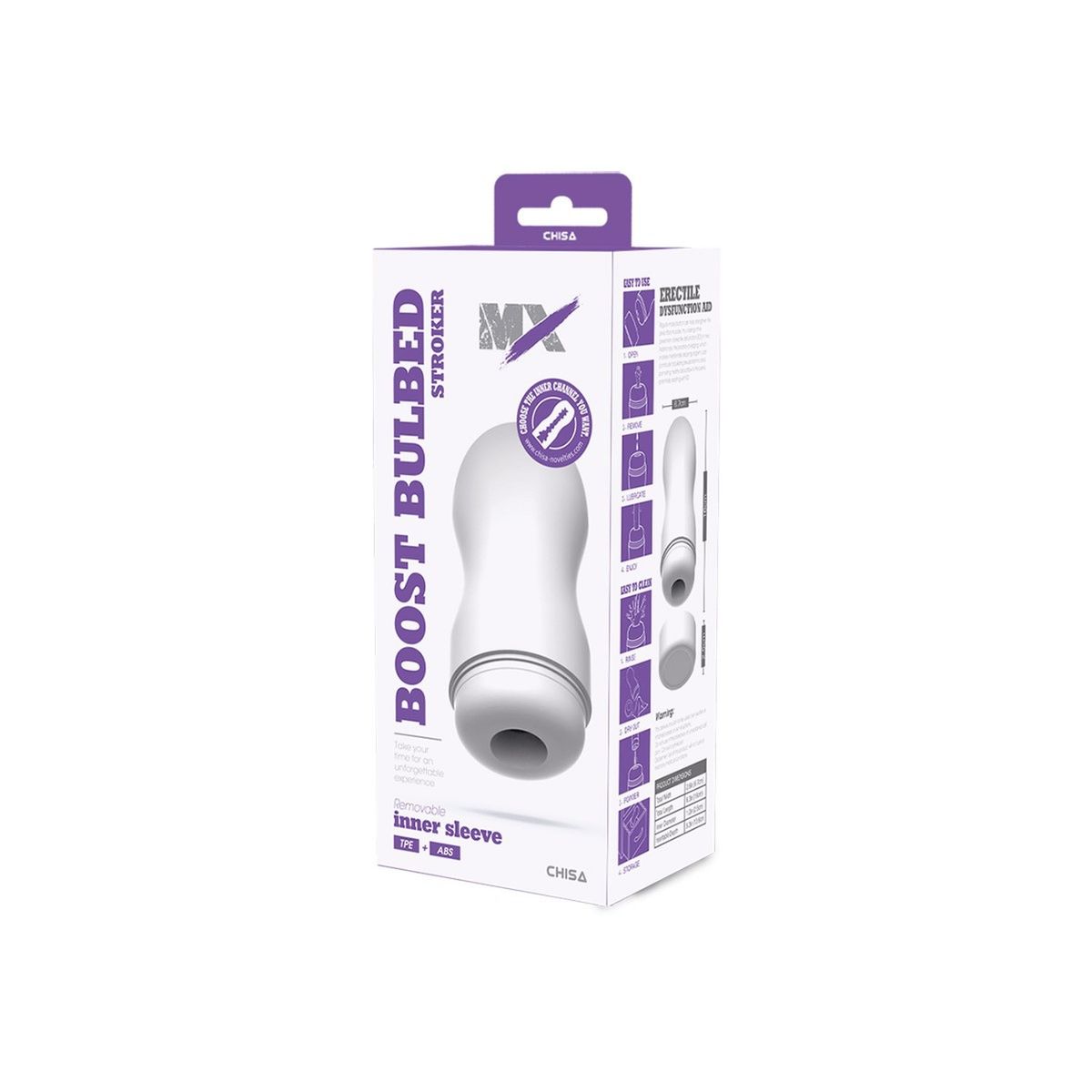 CHISA - Masturbador Masculino Boost Bulbed Stroker