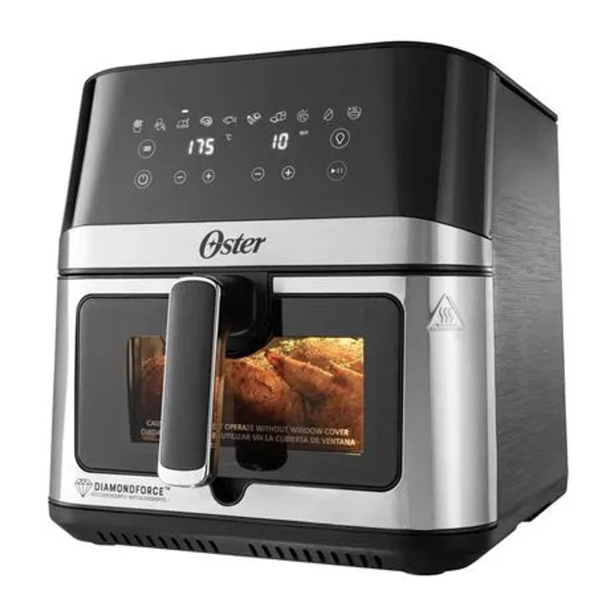 OSTER - Freidora de Aire Digital Diamond Force de 7.5 Litros Oster CKSTAF75WDSSDF