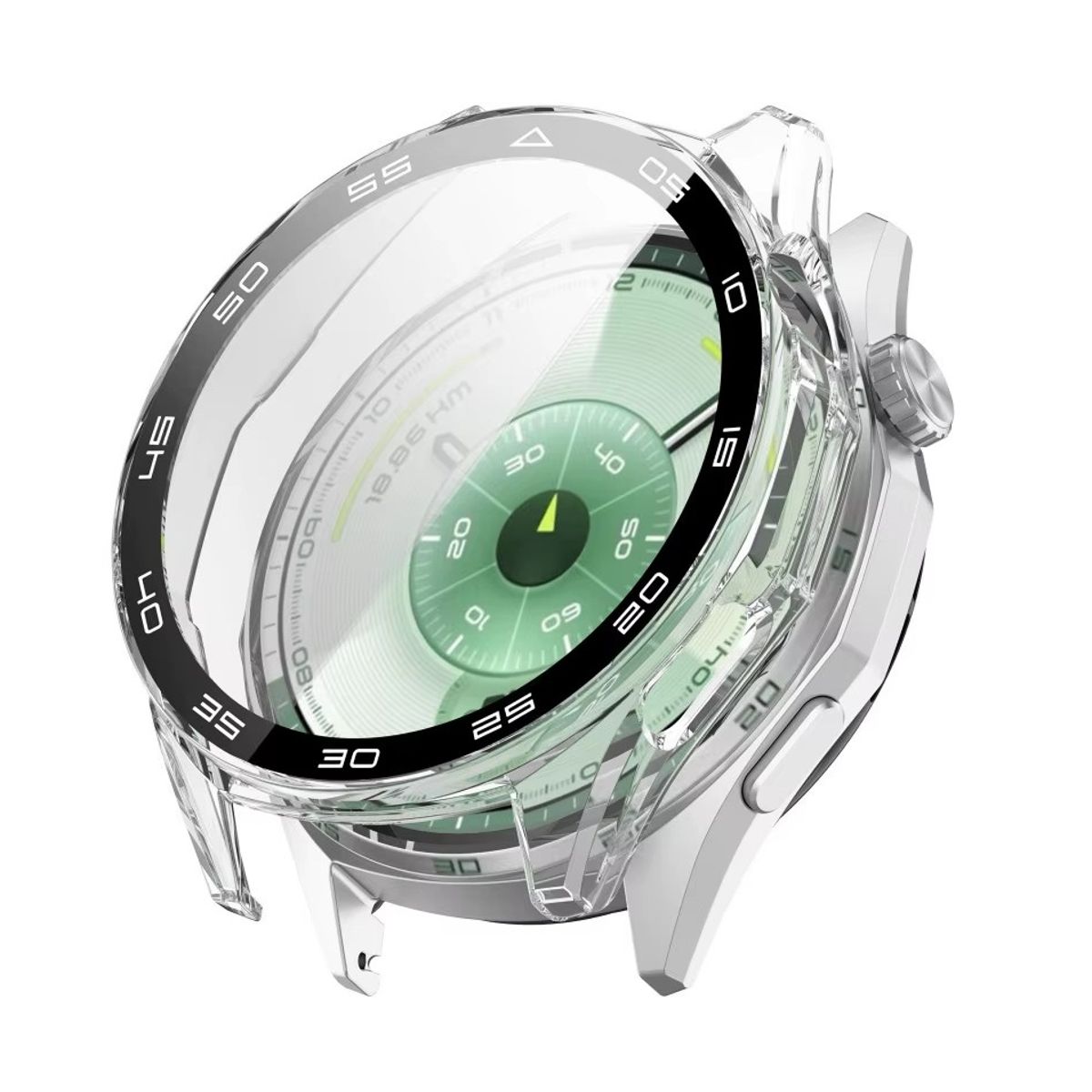 GENERICO - Case Protector 360 para HUAWEI GT6 DE 46MM - Transparente