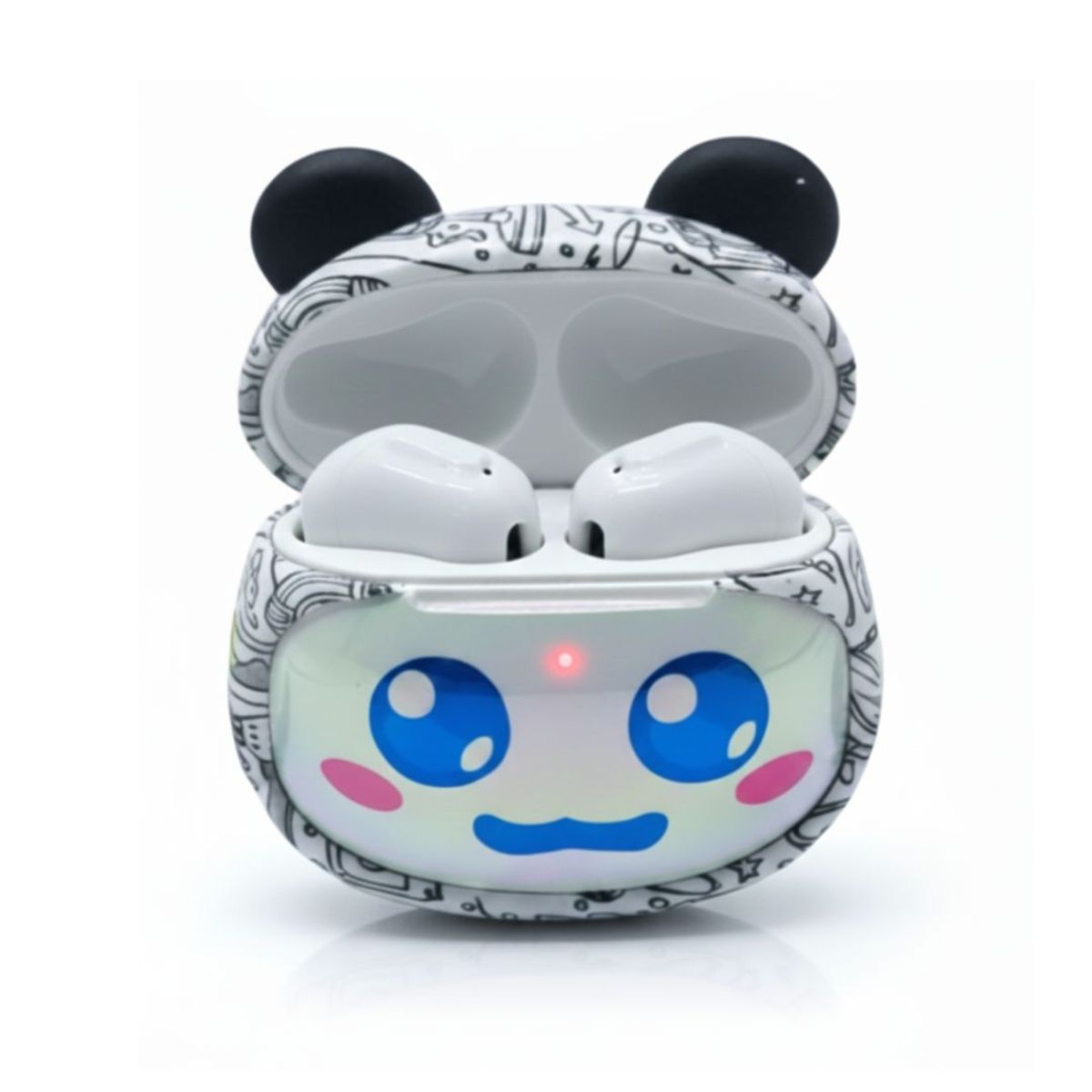 GENERICO - Audífonos Inalámbricos Bluetooth para Niños Diseño Kawaii Caras Intercambiables 360°