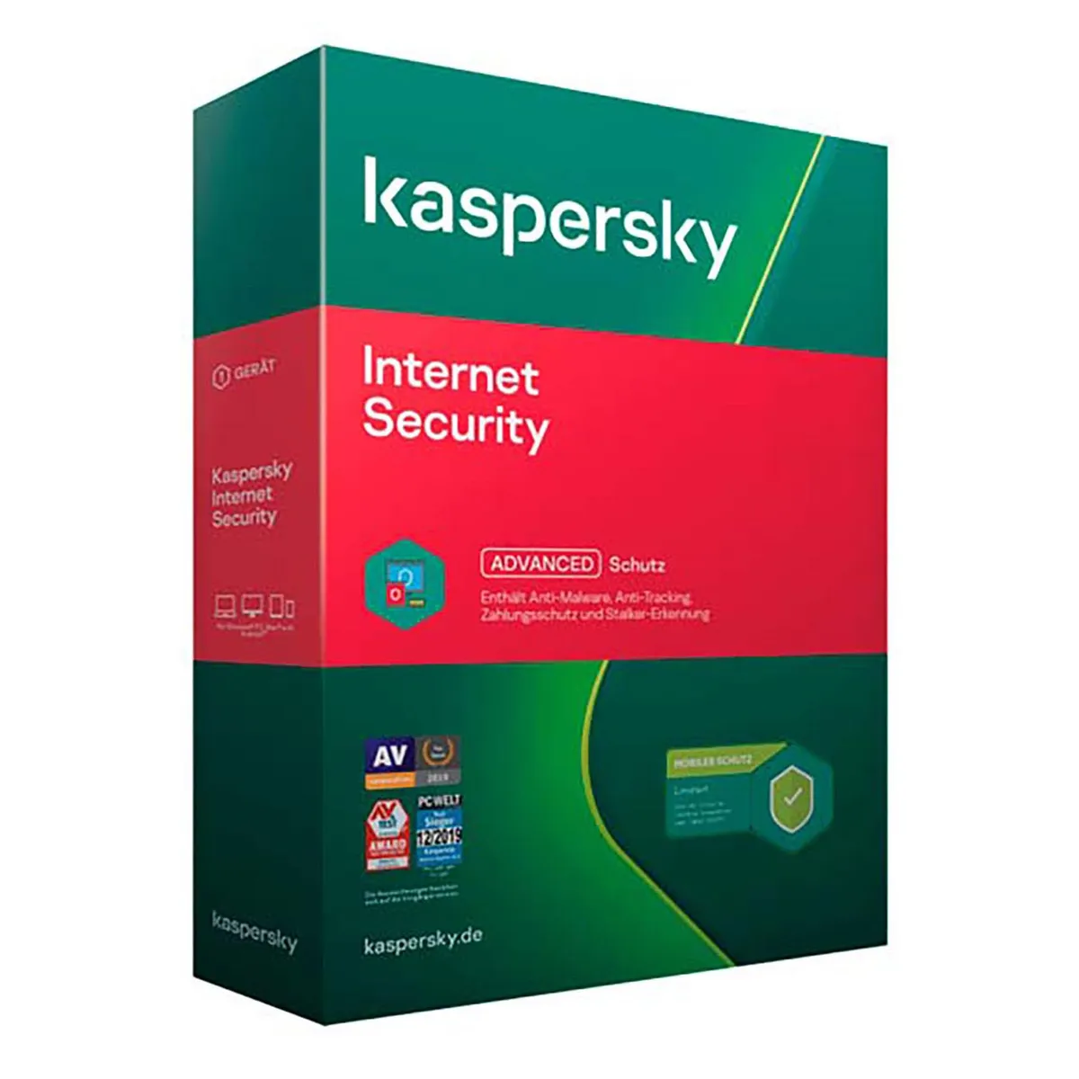 KASPERSKY - Antivirus Kaspersky Internet para 1 PC