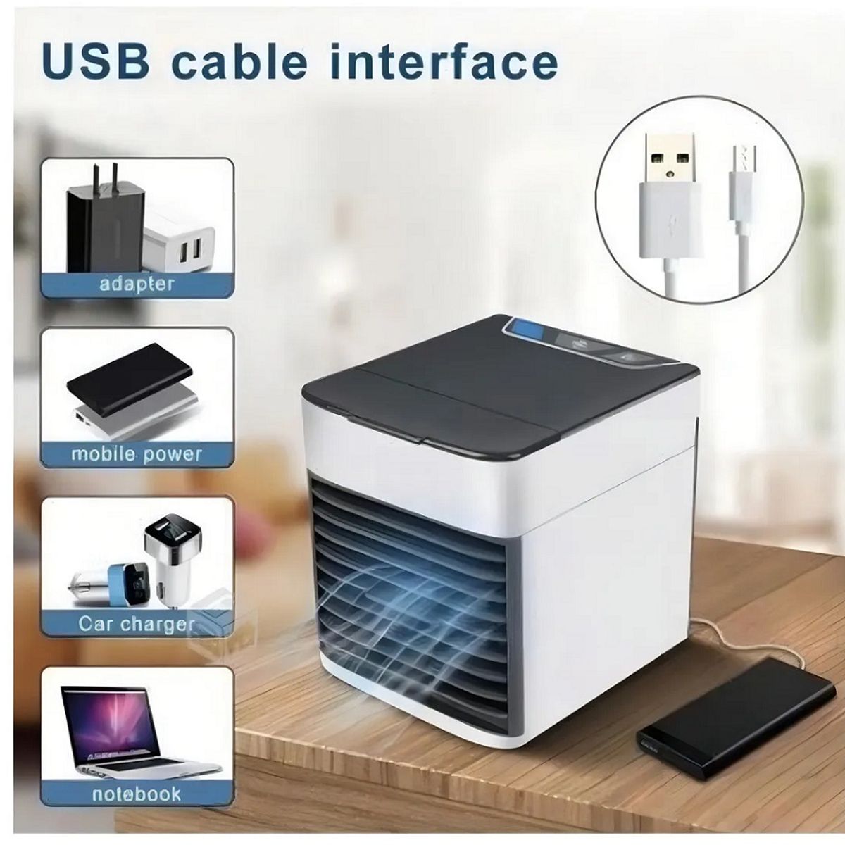 GENERICO - Mini Aire Acondicionado Portatil Enfriador De Aire