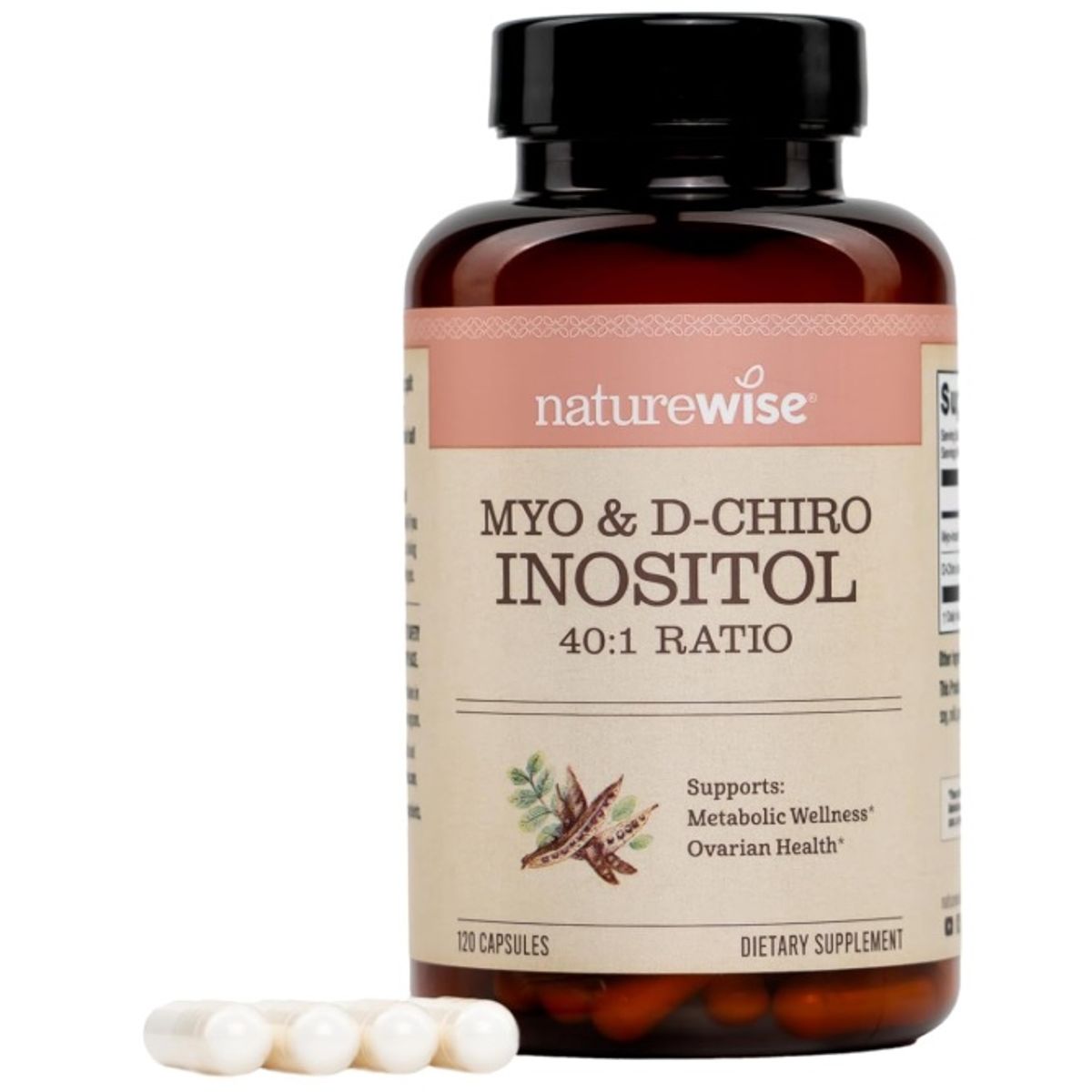 GENERICO - Myo & D-chiro Inositol 40:1 Ratio  120 Cápsulas - Naturewise