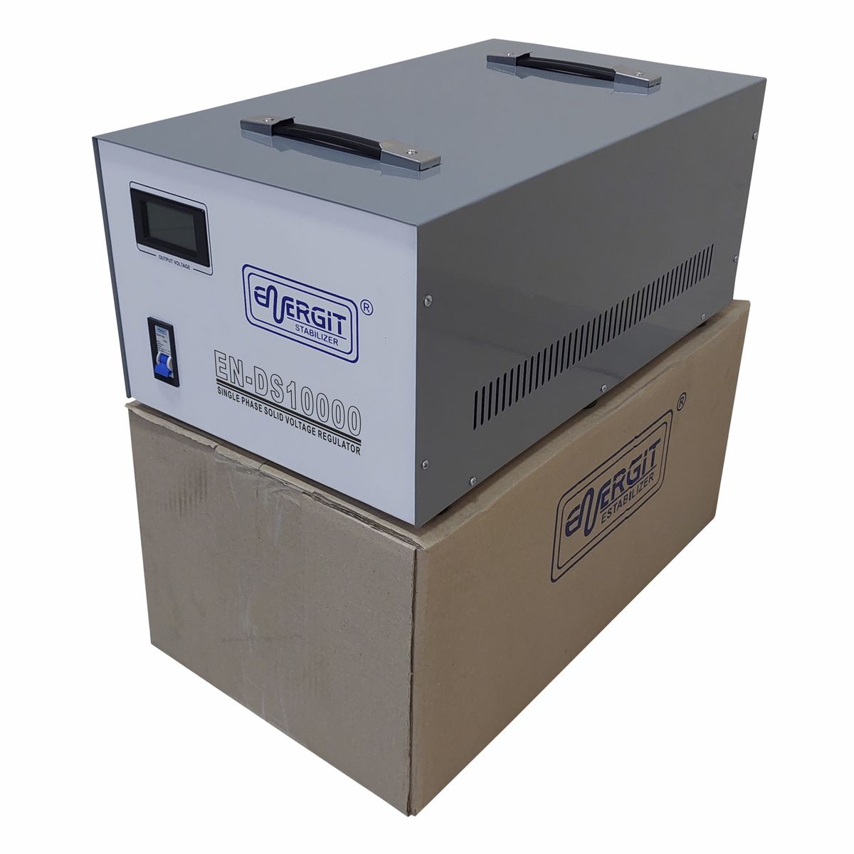 ENERGIT - ESTABILIZADOR SOLIDO 10000W 10KVA 220V DIGITAL - ENERGIT