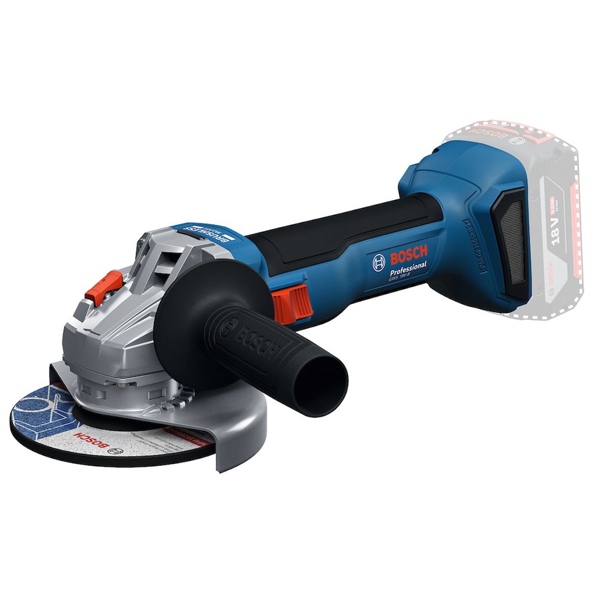 BOSCH - Amoladora Angular Inalámbricas Bosch Gws 18v-8 Sin Batería