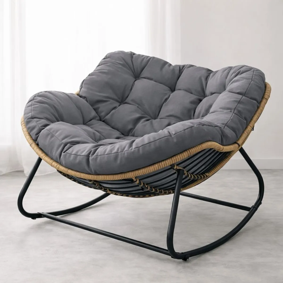 GENERICO - Silla Mecedora Extra Grande