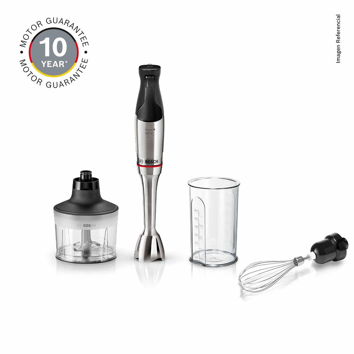 BOSCH - Batidora de Inmersión Ergo Master Serie 6 MSM6M831